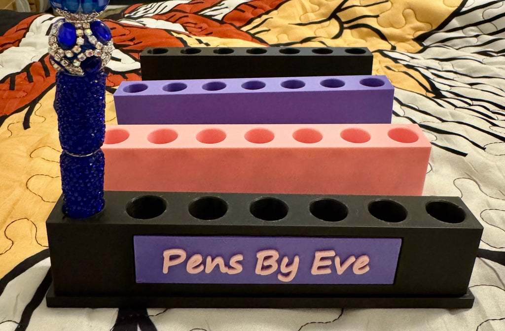 Rhinestone Pen Holder ( 7 Slots )