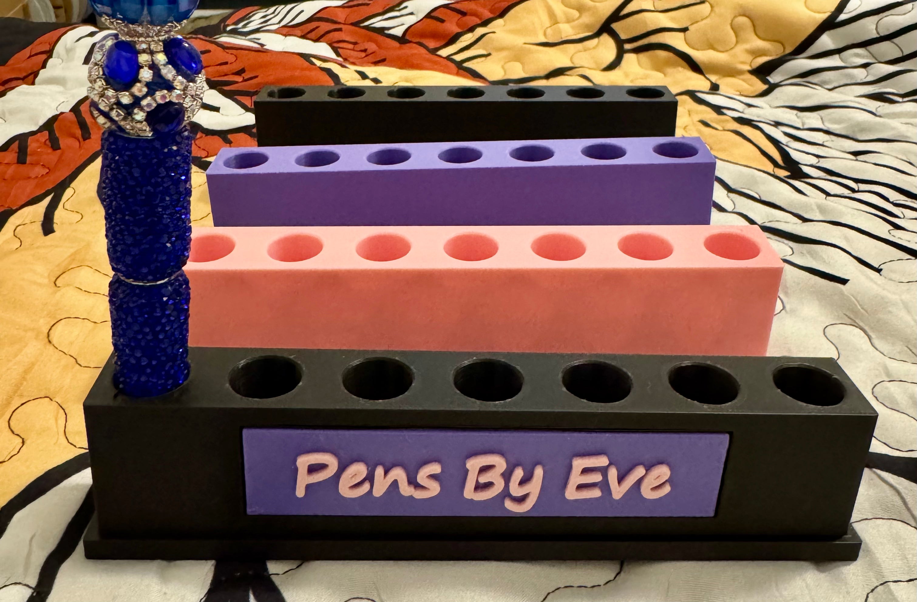 Rhinestone Pen Holder ( 7 Slots )