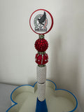 Mexico Soccer Rhinestone Beaded Pen